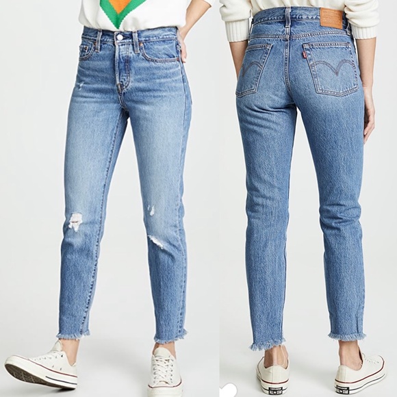 Levi’s Premium Wedgie Icon Fit High Rise Ankle Distressed Jeans: Truth Unfolds - Picture 13 of 16